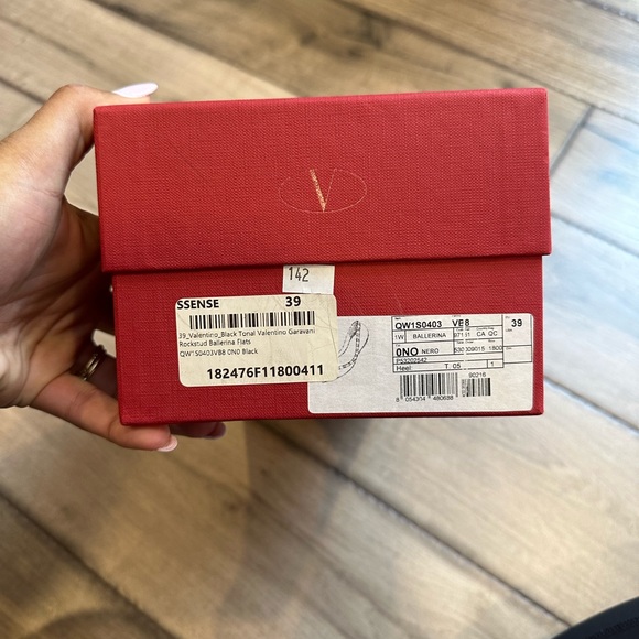 Valentino Garavani Rockstud Ballerina Flats - Picture 2 of 7